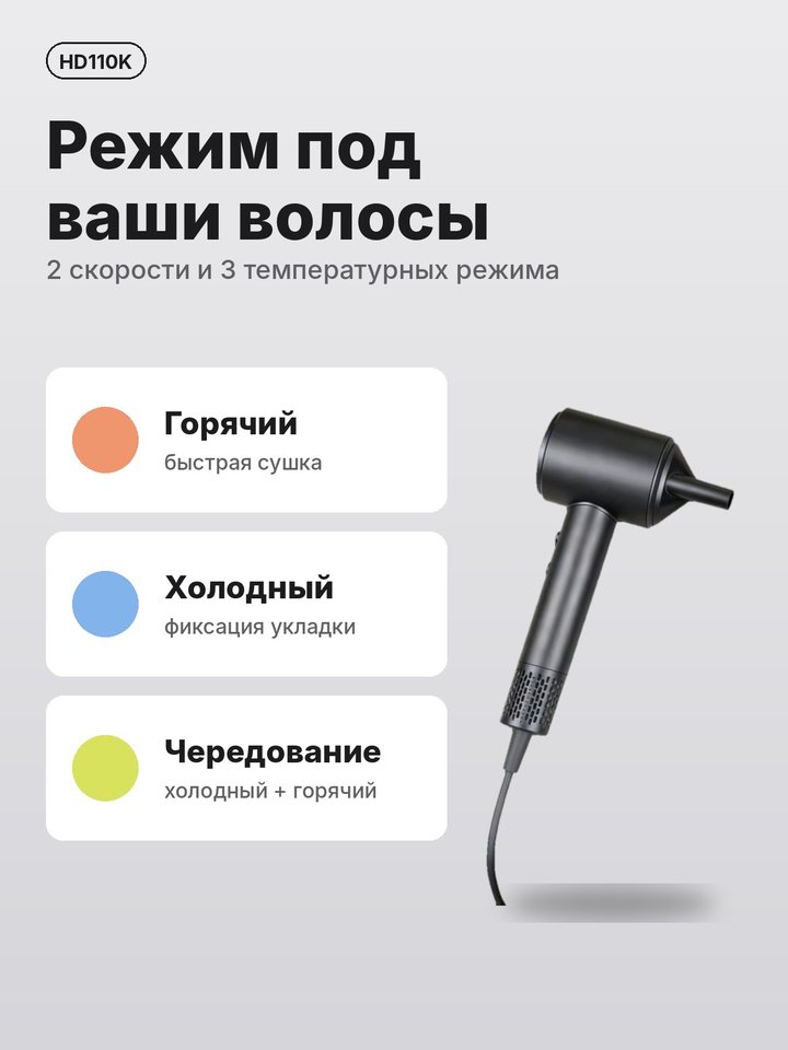 Режим под ваши волосы